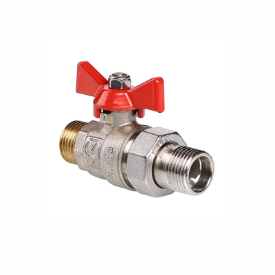 Кран шаровый  BASE с полусгоном 3/4" нар.-нар. VT.226.N.05