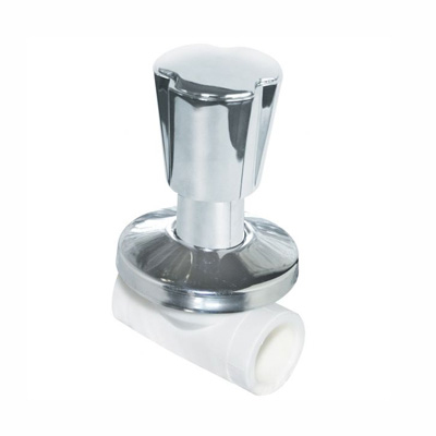 Вентиль хромированный 20х1/2"  Aquapipe