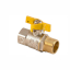 Кран шаровой для газа 1/2" в/н бабочка AQUALINK