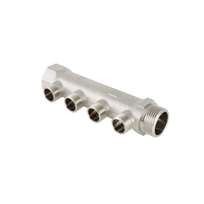 Коллектор, 1"х2 вых. 1/2" нар. VTc.500.N.0602