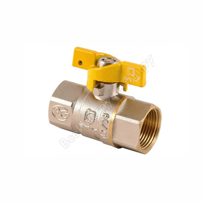 Кран шаровой для газа 1/2" в/в бабочка AQUALINK