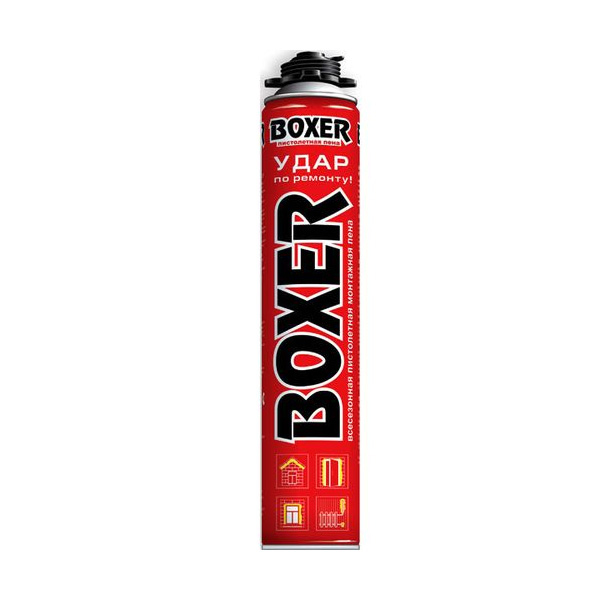 Пена монтажная Boxer пистолетная всесезонная 700мл