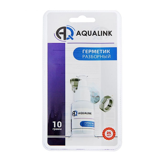 Анаэробный клей-герметик AQUALINK "Разборный" 10г