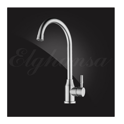 56C4131-Steel Смеситель для кухни однорычажный STAINLESS STEEL