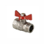 Кран шаровой COMPACT, рукоятка бабочка 1/2" вн.-нар.  VT.093.N.04