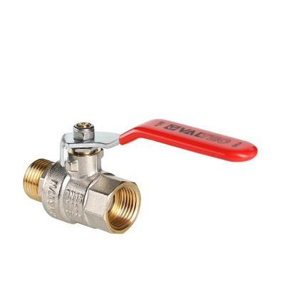 Кран шар. BASE, стальная рукоятка 1 1/2" вн.-нар. VT.215.N.08
